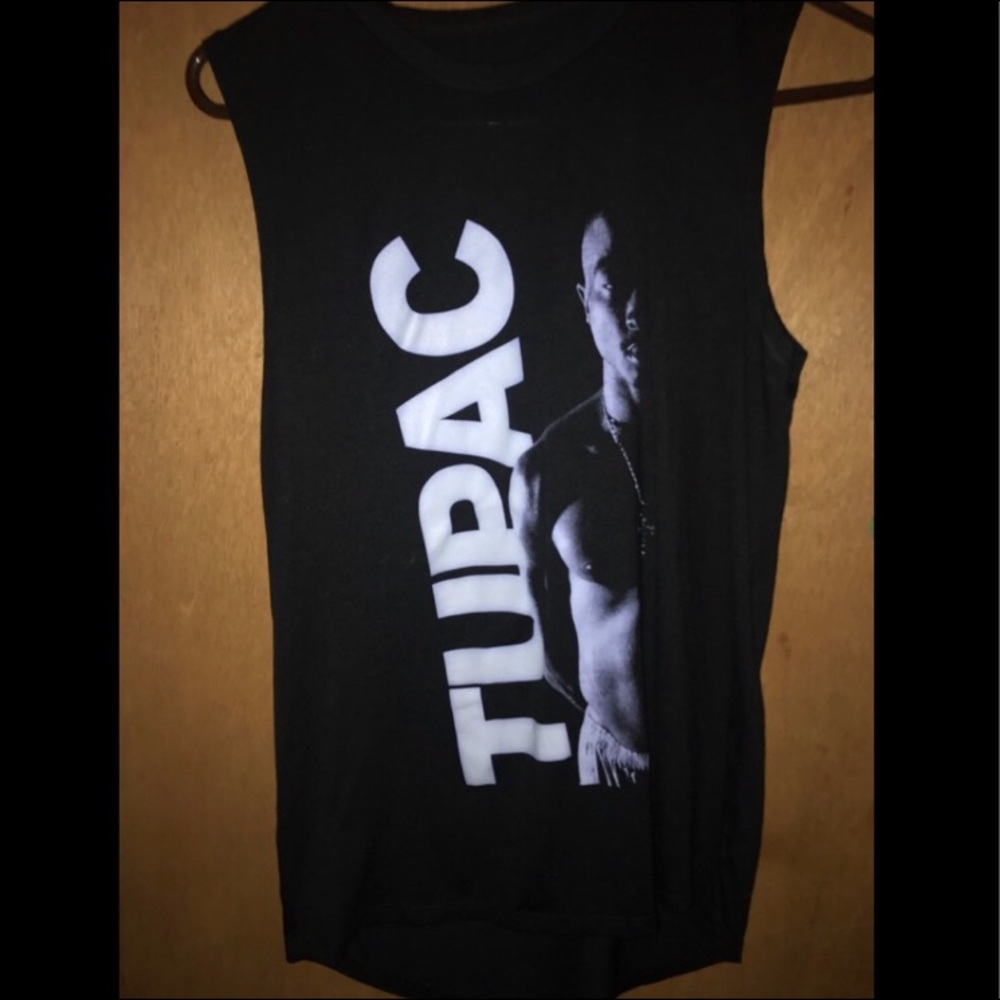 Tupac muscle tank top